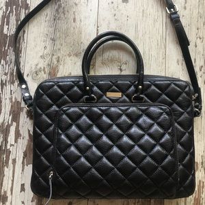 Kate Spade quilted leather GoldCoast Janine laptop